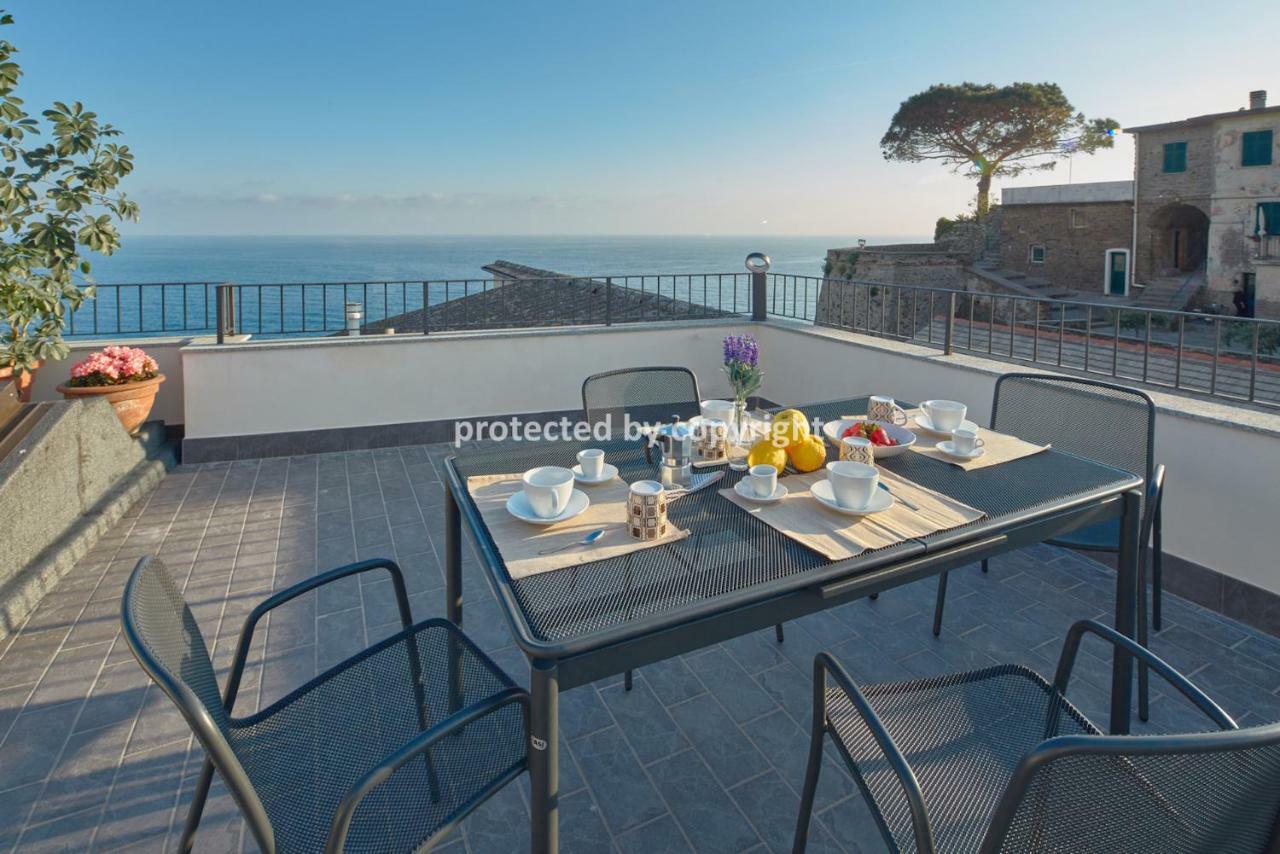 Luxury Penthouse Sea View Villa Corniglia Exterior photo