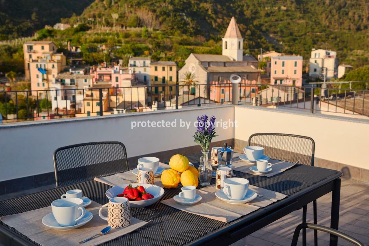 Luxury Penthouse Sea View Villa Corniglia Exterior photo