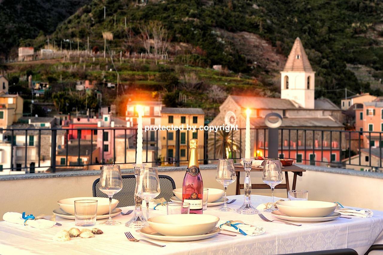 Luxury Penthouse Sea View Villa Corniglia Exterior photo