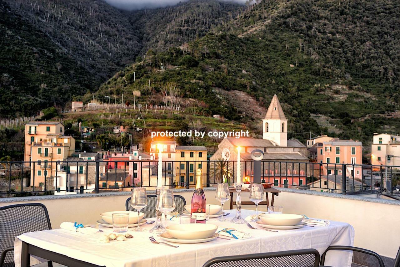 Luxury Penthouse Sea View Villa Corniglia Exterior photo